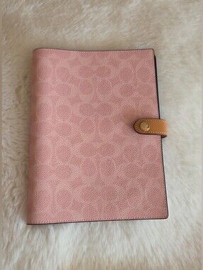 Coach Outlet Notebook In Signature Canvas